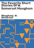 The_favorite_short_stories_of_W__Somerset_Maugham