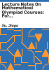 Lecture_notes_on_mathematical_olympiad_courses