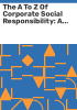 The_A_to_Z_of_corporate_social_responsibility