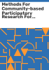 Methods_for_community-based_participatory_research_for_health