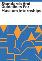 Standards_and_guidelines_for_museum_internships