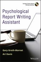 Psychological_report_writing_assistant