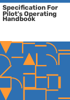 Specification_for_pilot_s_operating_handbook