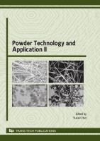 Powder_technology_and_application_II