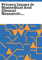 Privacy_issues_in_biomedical_and_clinical_research