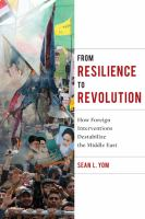 From_resilience_to_revolution