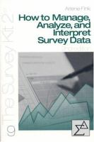 How_to_manage__analyze__and_interpret_survey_data