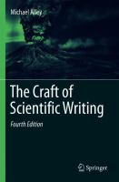 The_craft_of_scientific_writing
